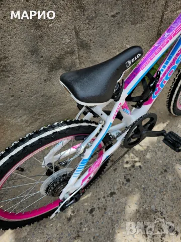 Като нов Алуминиев Детски велосипед 20цола Cross speedster 6 скорости, снимка 5 - Велосипеди - 50170404