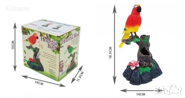 Разглобяема пластмасова играчка, Папагал, снимка 10 - Фигурки - 52787636