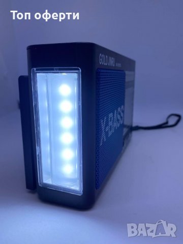 Соларно Bluetooth Радио С USB И Фенер, снимка 2 - Радиокасетофони, транзистори - 40204428