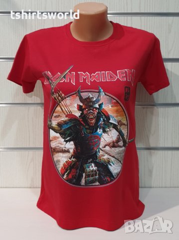 Дамска тениска с дигитален печат на музикалната група IRON MAIDEN - Senjutsu Album Palace Circle