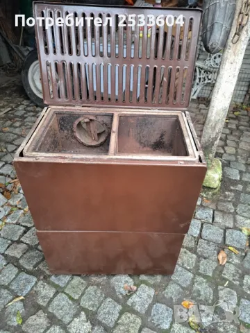Печка на твърдо гориво(Чудо) с две кофи , снимка 2 - Отоплителни печки - 47831153