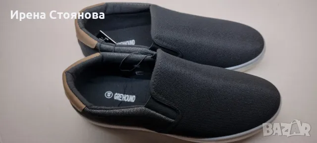 Мъжки обувки спортни Greyhound, цвят тъмно сиво 45 номер. Чисто нови. , снимка 4 - Спортни обувки - 47840664