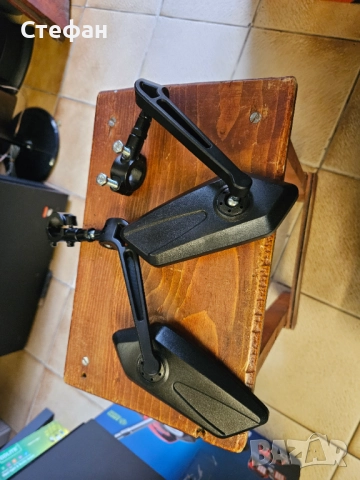 Огледало за обратно виждане за велосипед, ляво и дясно странични огледала за мотоциклет., снимка 5 - Аксесоари за велосипеди - 51962441