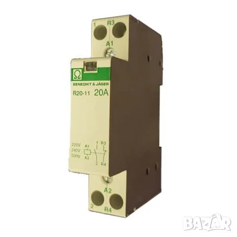 Модулен контактор 2Р Benedict R20-11 230V 20A