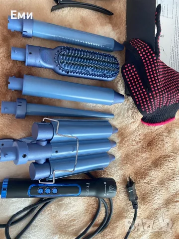 Комплект за професионално къдрене на коса „Hair Curling Wands“, снимка 2 - Маши за коса - 56243623