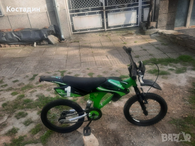 Детски Велосипед Kawasaki Крос 16 цола, снимка 5 - Велосипеди - 54249747