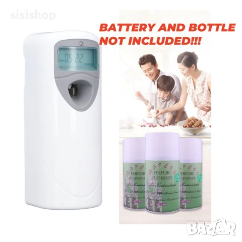 Автоматичен електронен освежител за въздух с LCD дисплей и програмируем таймер 2137, снимка 8 - Други стоки за дома - 53978153