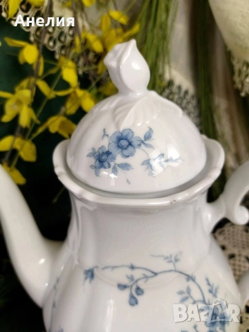 Mitterteich Bavaria сини нежни цветя , снимка 9 - Чаши - 54305702