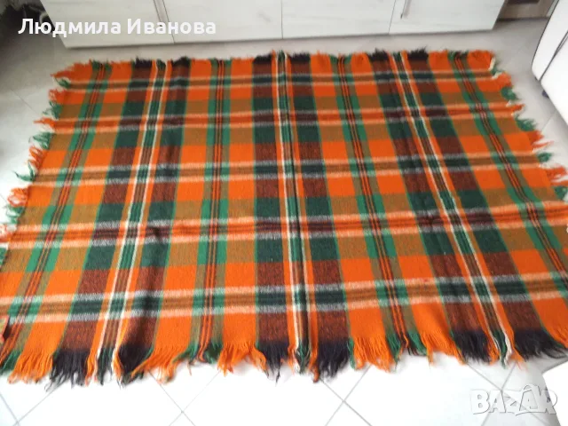 Родопско одеяло, покривки от ленена панама