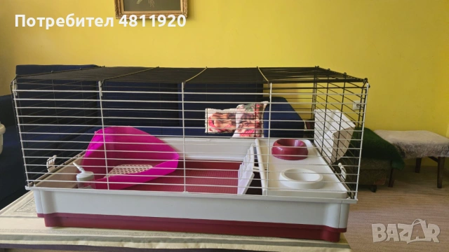 Оборудвана клетка за зайци / гризачи + много бонуси