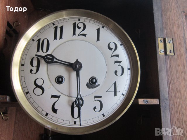 Уникален стенен часовник Леннскирх 19 век, снимка 8 - Колекции - 37670177