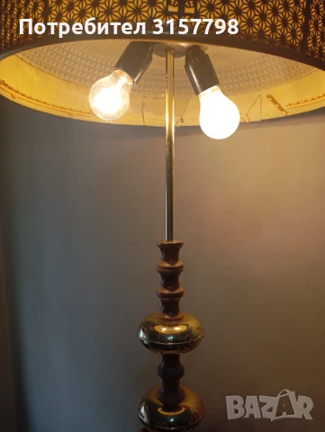 Винтидж паркетна лампа, снимка 7 - Настолни лампи - 51181450