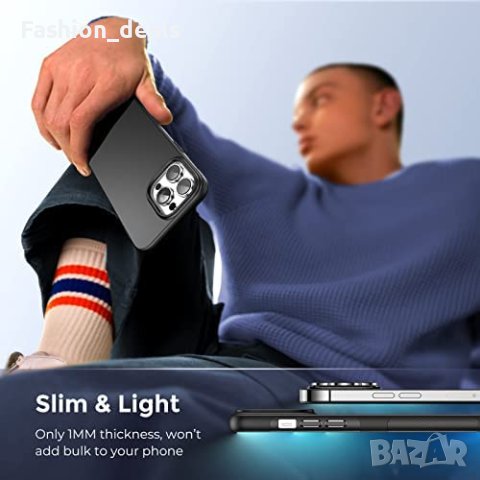 Нов черен защитен калъф кейс за iPhone 14 Pro 6.1 инча Айфон, снимка 8 - Калъфи, кейсове - 40428829