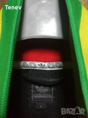 Adidas Chile 62 Rasta Bob Marley Originals оригинално горнище размер L Боб Марли Адидас, снимка 8 - Спортни дрехи, екипи - 49113352