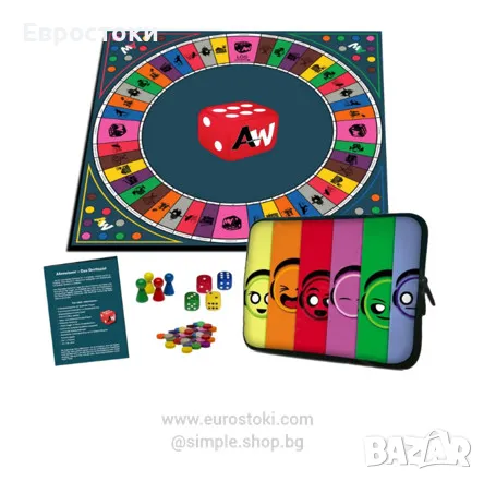 Настолна игра AlessWisser Das Brettspiel, образователна игра с приложение за iOS и Android