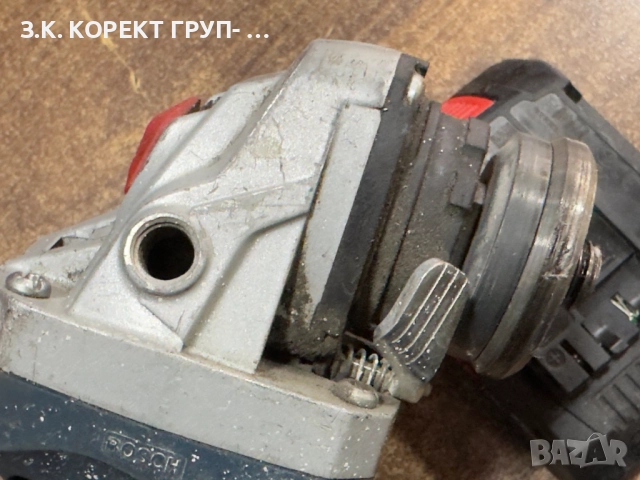 Акумулаторен ъглошлайф Bosch GWS 18V-7 Professional + 1бр батерия 4Ah, снимка 4 - Други инструменти - 52722204