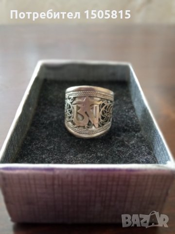 Уникален, старинен прьстен от Тибет от мед, снимка 8 - Антикварни и старинни предмети - 34116996