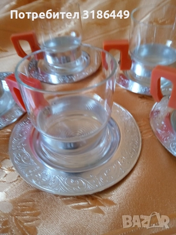 Руски огнеупорен сервиз за кафе, снимка 4 - Сервизи - 52925007