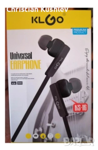 Универсални слушалки KLGO KS16 EP61