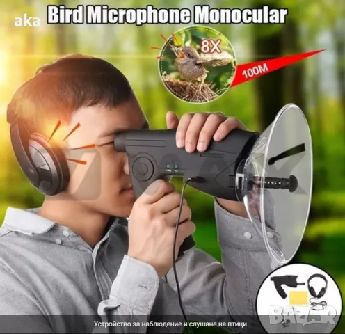 Устройство за наблюдение и слушане на птици, снимка 4 - Друга електроника - 49424921