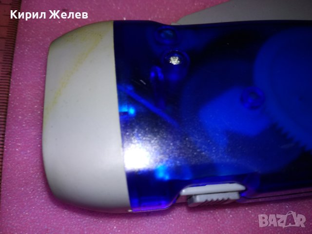 ДЖОБНО ФЕНЕРЧЕ с ДИНАМО ЗАРЕЖДАНЕ и СВЕТОДИОДНИ ЛАМПИЧКИ 42953, снимка 3 - Други ценни предмети - 44155632