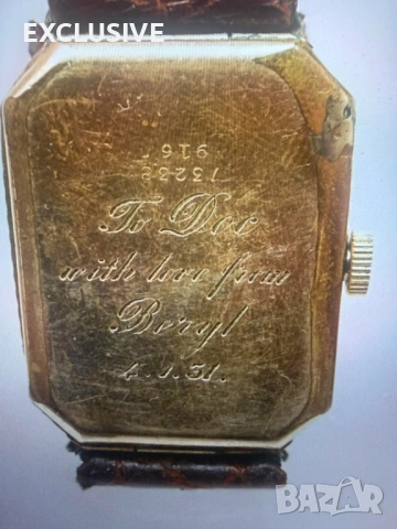 Винтидж Rolex tank - 1930 г., снимка 4 - Мъжки - 54138955