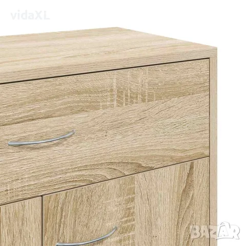 vidaXL Бюфет, дъб сонома, 60x30x75 см, инженерно дърво, снимка 10 - Бюфети - 56147738
