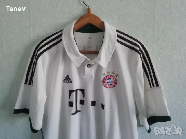 Bayern Munich Lahm Adidas оригинална тениска фланелка екип Байерн Лаам 2013 2014 Away Oktoberfest , снимка 4 - Тениски - 52826355