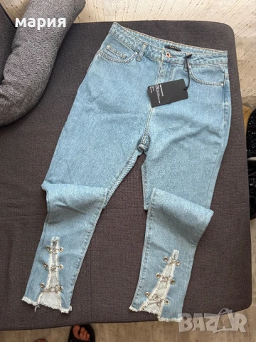 Нови дънки с висока талия S