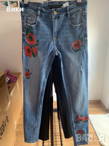 Дънки Зара Zara , снимка 3 - Дънки - 39641274