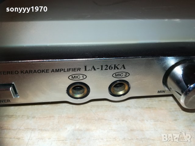 tokai la-126ka-stereo karaoke amplifier 2510202011, снимка 6 - Ресийвъри, усилватели, смесителни пултове - 30553239