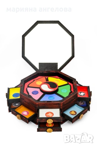 Дървена кутия за чудотворци на майстор Фу, снимка 3 - Конструктори - 54230784