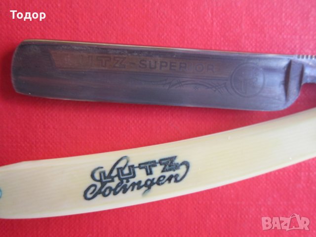 Уникален бръснач Лутс Солинген позлата гравюри , снимка 8 - Колекции - 29119572