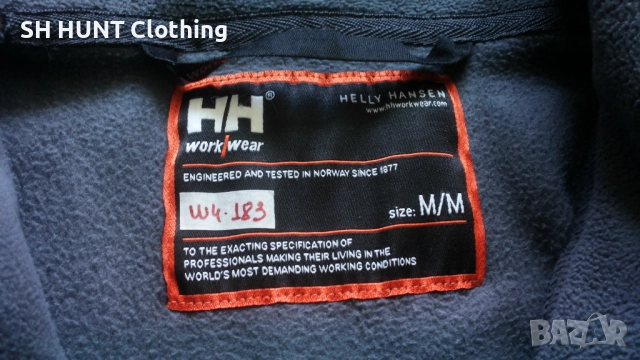 HELLY HANSEN Work Polar Fleece Jacket размер М работна поларена горница W4-183, снимка 11 - Суичъри - 51967685