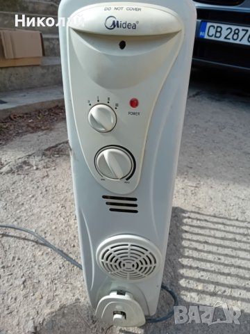 Маслен радиатор с 10 ребра."Мидеа", снимка 3 - Радиатори - 44434527