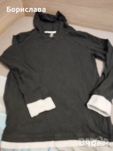 Блуза с дълъг ръкав за момче с качулка 158 /164см 12-13 години