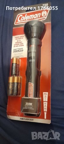 COLEMAN Фенер BatteryGuard 750L лумена, снимка 1 - Къмпинг осветление - 27577601