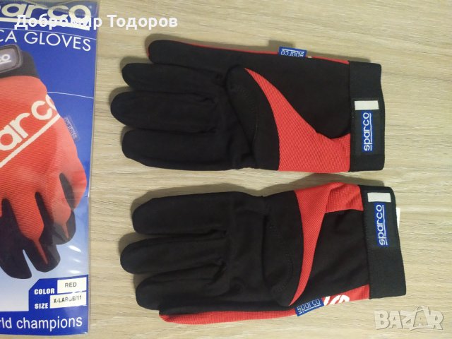 ръкавици за механици и шофиране Sparco, снимка 4 - Спортна екипировка - 44389200