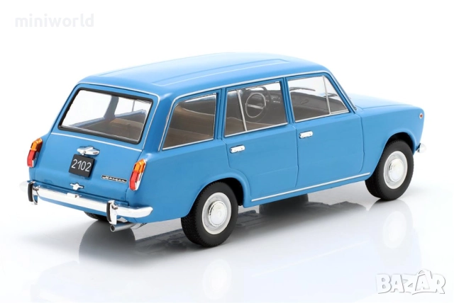 ВАЗ 2102 Жигула LADA1200 комби 1971 - мащаб 1:24 на WhiteBox моделът е нов в кутия, снимка 2 - Колекции - 52803804