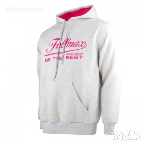 Суитшърт F245 Суитшърт Fullmax С дълъг ръкав Различни цветове Качулка с връзки Състав 90% памук, 10%, снимка 3 - Суичъри - 36956153