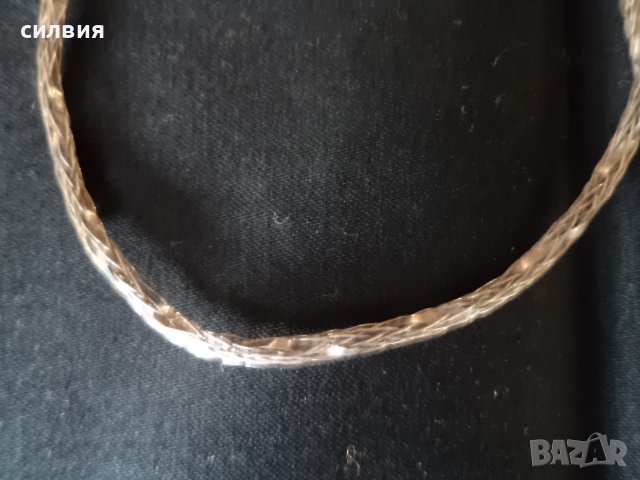 дамска сребърна гривна, снимка 2 - Гривни - 38466523