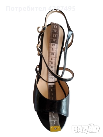 Дамски лачени обувки, снимка 4 - Дамски обувки на ток - 52092718