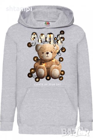 Детски Суитчър/Суитшърт Cute bear SMILE, Игра,Подарък,Изненада,Забавление,Рожден Ден, снимка 2 - Детски анцузи и суичери - 38367650