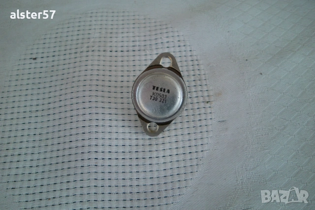 Транзистор 2N 3055 и Tesla KD503, снимка 3 - Друга електроника - 53214868