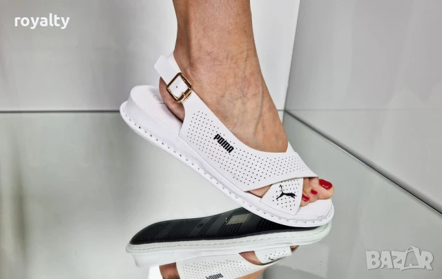 Puma бели дамски сандали , снимка 3 - Сандали - 51229485