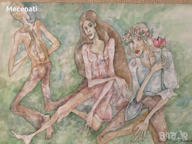 АНА ВАСИЛЕВА акварел/туш