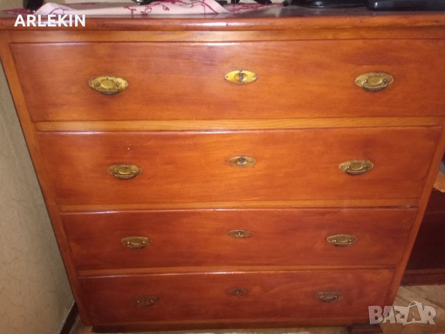 Стар Български Дървен  Ретро Скрин., снимка 2 - Скринове - 35532828