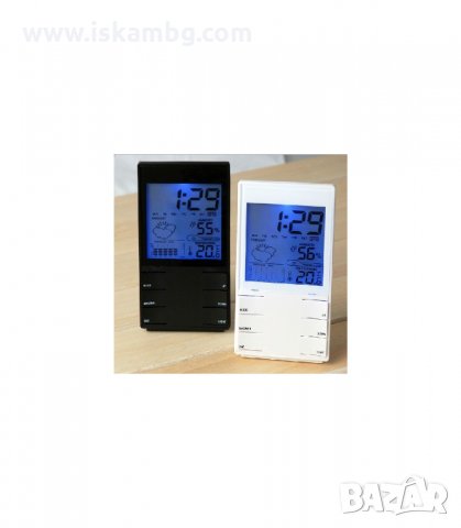 ЕЛЕКТРОНЕН ТЕРМОМЕТЪР, ДИГИТАЛЕН ЧАСОВНИК, ВЛАГОМЕР, МЕТЕОСТАНЦИЯ С АЛАРМА - код 3220 , снимка 2 - Друга електроника - 34079527