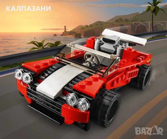 LEGO® Creator - Спортен автомобил 31100 - Sports Car, снимка 4 - Конструктори - 31865527