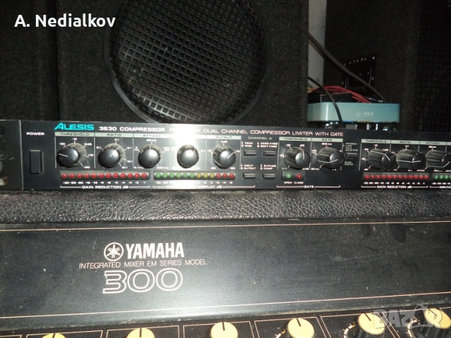 Alesis 3630 dual compressor,limiter,gate, снимка 4 - Ресийвъри, усилватели, смесителни пултове - 52917653